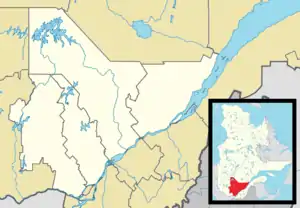 Batiscan is located in Central Quebec