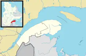 Saint-Eusèbe is located in Eastern Quebec