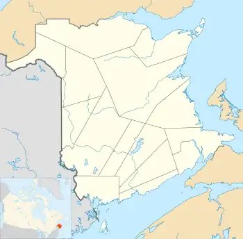 Hillsborough is located in New Brunswick