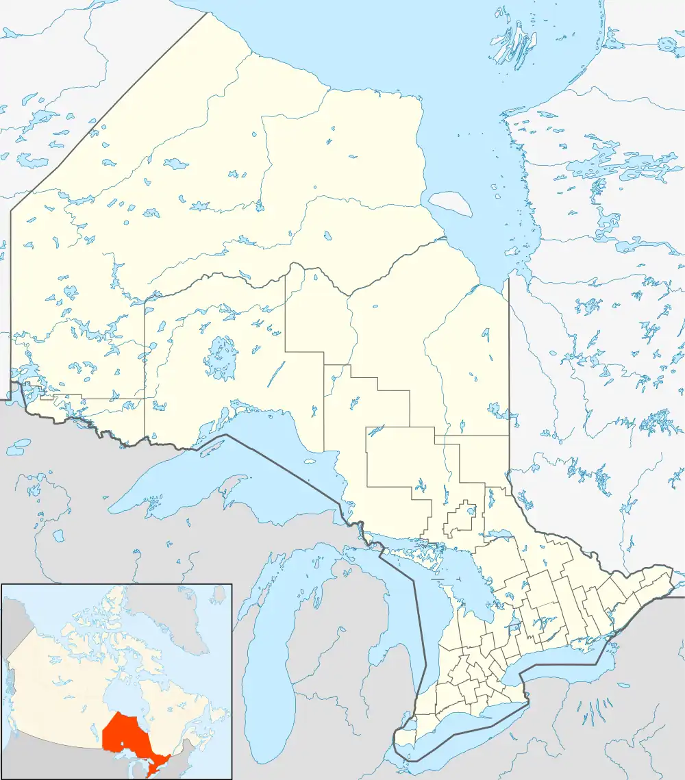 Johnson is located in Ontario