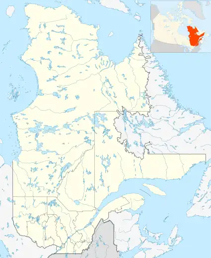 Quebec City is located in Quebec