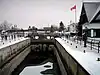 Chambly Canal in winter