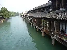 Waterfront houses