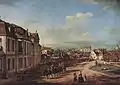 The Iron Gate Square by Bernardo Bellotto with Zug's Church dome seen on the right