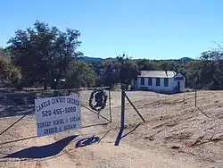 The Canelo Cowboy Church, a former schoolhouse built in 1912.