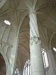 Transept pier and vaults, Basilica of Saint-Nicolas-de-Port