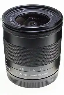 EF-M 11–22 mm f/4–5.6 IS STM