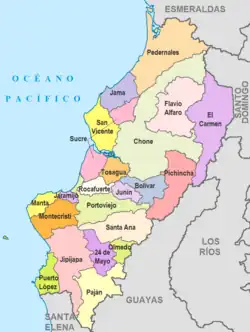 Cantons of Manabí Province