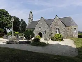 The church of Saint-Ézéchiel, in Lanvézéac