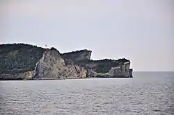 Cap Gaspé as viewed from the west