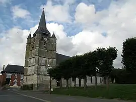 The church in Cappy