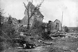 Image 21Ruins of Carency after it was recaptured by France (from Western Front (World War I))