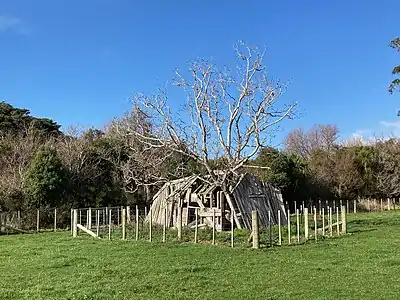 Once a storage shed, the observatory is now fenced off