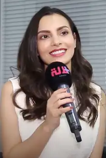 Carmen Suleiman in 2018 at a press interview