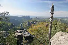 Saxon Switzerland national park landscape