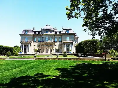 Carolands Chateau: West Façade from the gardens in the Morning Sun 2013