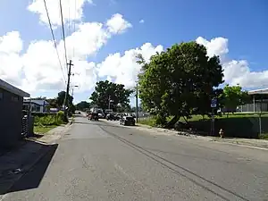 PR-201 in Florida, Vieques, Puerto Rico, looking south