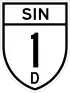 State Highway 1D shield