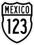 Federal Highway 123 shield