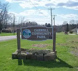 Community Park along State Route 39 in Center Township