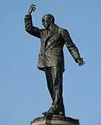 Lord Carson's statue at Stormont