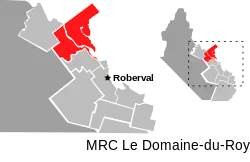 Location of Saint-Félicien