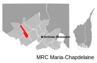 Location of Saint-Edmond-les-Plaines