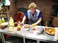 Cooking a "polbo á feira", a typical food own in this town