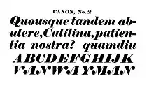 Fat face italic; the sample text "VANWAYMAN" shows its range of swash capitals