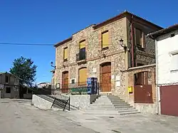 An ancient building of Viloria de Rioja, Burgos, Spain