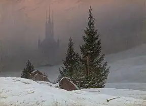 Caspar David Friedrich, Winter Landscape, (1811)