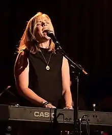 Kubinski performing in 2018