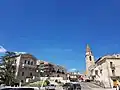 The Piazza Plebiscito with a view of the town hall and the Santa Maria della Murgia church.