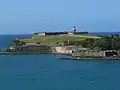 View of the castle from the sea