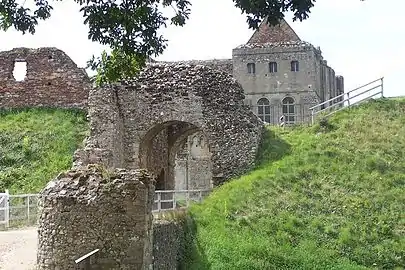 Senior visitors would have passed over the bridge ...