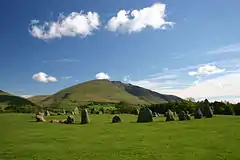 Image 70The Castlerigg stone circle dates from the late Neolithic age and was constructed by some of the earliest inhabitants of Cumbria (from Cumbria)