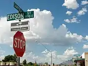 Catalina Vista Historic District street corner sign.