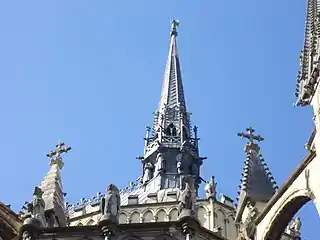 The flèche over the apse