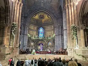 The choir and apse of the Cathedral