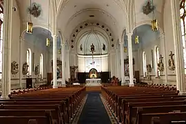 Nave looking toward the sanctuary