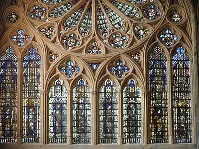 Detail of the West Rose Window