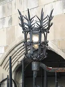 Samuel Yellin ironwork lamp