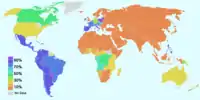 Global Roman Catholic population