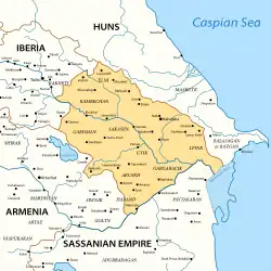 Caucasian Albania in the 5th and 6th centuries