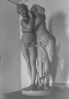 Caunus and Byblis, plaster cast after Le Gros, Schloss Tiefurt