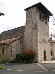 The church in Cayrols