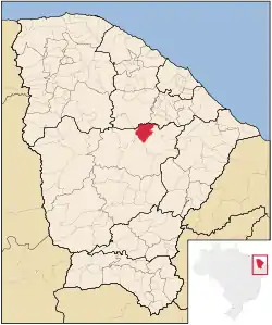 Location in the State of Ceará