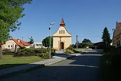 Chapel in the centre of Cehnice