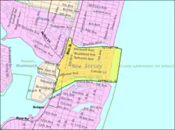 Census Bureau map of Avon-by-the-Sea, New Jersey