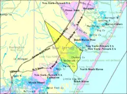 Census Bureau map of Eagleswood Township, New Jersey